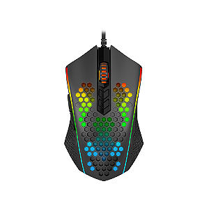 Mouse Gamer Redragon Memeanlion Honeycomb RGB Preto M809-K