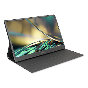 Monitor Portátil Acer 15.6 Full HD IPS HDMI e USB Som integrado Preto PM161Q