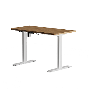 Mesa Elevatória Elements Misch Branco Com Tampo Carvalho Madeira 140x60x2.5 cm