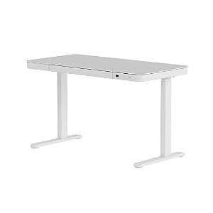 Mesa com Regulagem de Altura Eletrica Elements Musa Branca