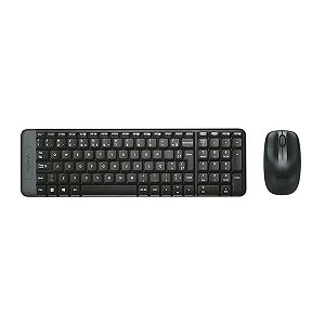 Kit Teclado e Mouse Sem Fio Logitech MK220 USB - 920-004431