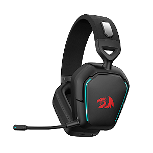 Headset Gamer Sem Fio Redragon Mira H868 RGB Bluetooth Preto