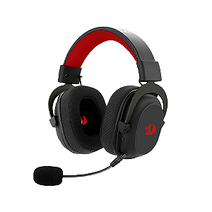 Headset Gamer Redragon Zeus Pro Sem Fio 2.4Ghz 7.1 Rgb Preto