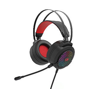 Headset Gamer Redragon Carmen RGB H261 Preto