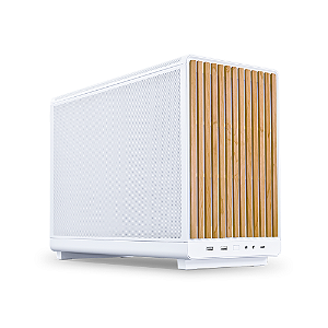Gabinete Lian Li A3 Micro ATX Wood Edition Branco