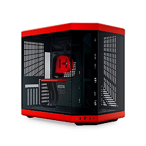 Gabinete Hyte Y70 Mid Tower Sem Fan CS-HYTE-Y70-BR Preto e Vermelho