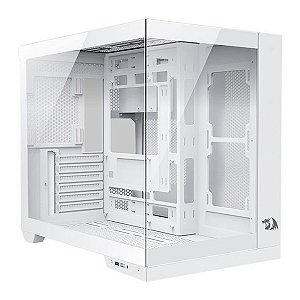 Gabinete Gamer Redragon Wideload Pro Branco - CA-604W-PRO