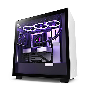 Gabinete Gamer Nzxt H7 Mid Tower Preto e Branco Cm-H71bg-01