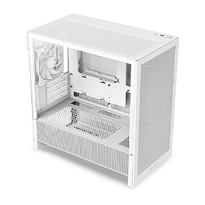 Gabinete Gamer NZXT H3 Flow Micro ATX Com 1 Fan Branco
