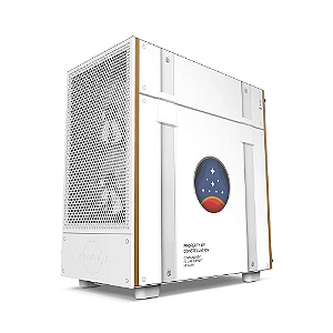 Gabinete Gamer NZXT H5 Flow Edição Starfield Branco 2 Fans