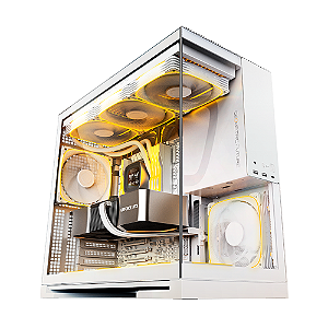 Gabinete Gamer Geometric Future Model 5 Sem Fans Branco