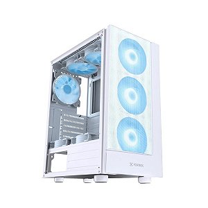 Gabinete Gamer Fortrek Cruiser Mid Tower RGB Branco