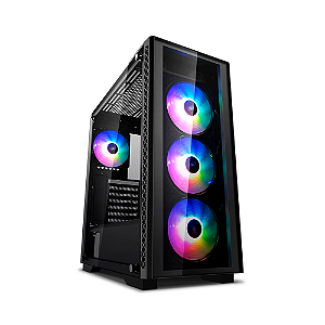 Gabinete Gamer Deepcool Matrexx 50 Argb Preto Com 4 Fans