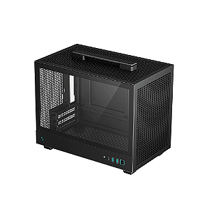 Gabinete Gamer Deepcool CH160 Vidro Temperado Mini ITX Preto
