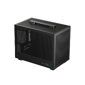 Gabinete Gamer DeepCool CH160 Mesh Mini ITX Preto