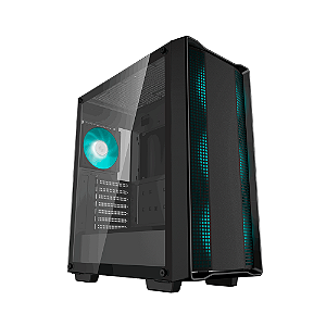 Gabinete Gamer Deepcool Cc560 V2 Mid Tower Vidro Lateral Preto