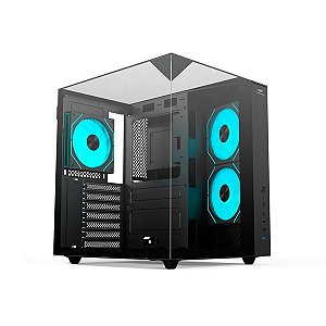 Gabinete Aquarius MT-G950BK Sem Fonte C3Tech Gaming
