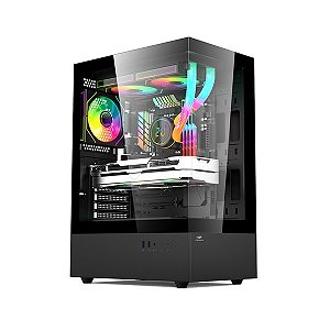 Gabinete Aquarius MT-G860BK Sem Fonte C3Tech Gaming