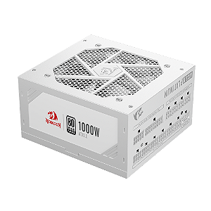 Fonte Redragon RGPS 1000W 80 Plus Platinum Branco GC-PS017W