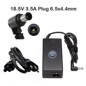 Fonte para Notebook 18.5V 3.5A Plug 6.5x4.4mm - LG, MSI, Dell