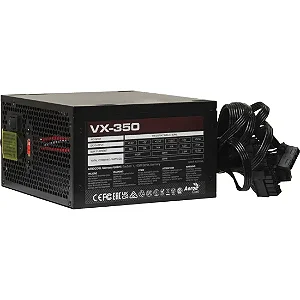 Fonte Gamer Aerocool 350w Vx-350 Bivolt Atx Sem Cabo