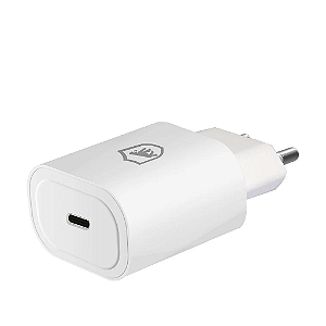 Fonte Carregador Turbo Gshield Tipo C QC 3.0 25W Branco