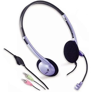 Fone de Ouvido Headset Com Microfone HS-02B - Genius