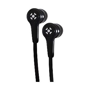Fone de Ouvido Fortrek EBL201BK Preto FK 421A - Plug P2(3.5mm)