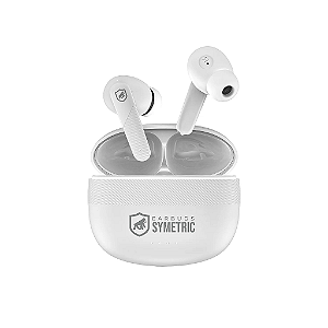 Fone de Ouvido Gshield Earbuds Bluetooth Symetric Branco