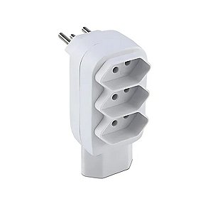 Filtro de Linha  Adaptador de 4 Tomadas