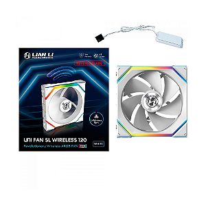 Fan Lian Li Uni Fan SL Wireless 120 Reverse Blade ARGB Branco