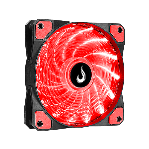 Fan Gamer Rise Mode Wind W1 120mm LED Vermelho RM-WN-01-BR