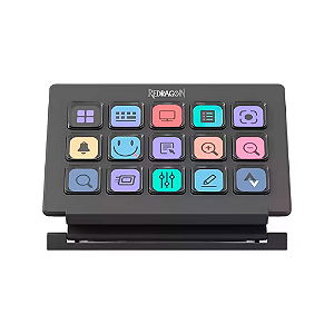 Estação Controladora Redragon Stream Craft LCD Preto SS-550