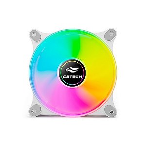 Cooler Fan 120x120x25mm F9-L160HW RGB C3Tech Gaming (Conector Molex 4 Pinos)