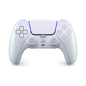Controle PS5 Sony Sem Fio DualSense Branco Pérola Chroma Pearl
