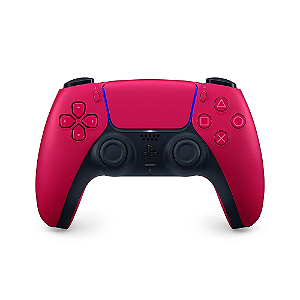Controle PS5 Sony Sem Fio DualSense Vermelho Cosmic Red