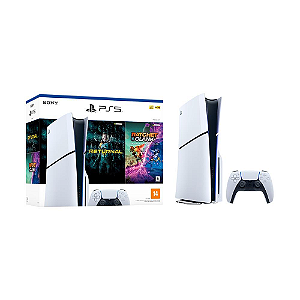 Console PlayStation 5 Slim Com Mídia Física Branco + 2 Jogos