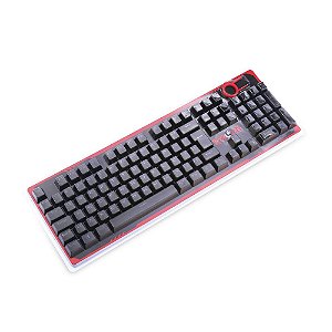 Conjunto de Teclas Redragon A108, Abnt2, Double Shot, PBT, Black