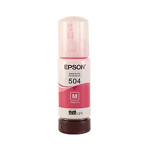 Cartucho Refil de Tinta Epson T504 Magenta 70ML Original - T504322-BR