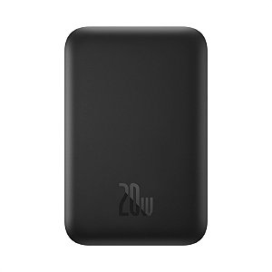 Carregador Magnético Sem Fio Baseus Mini Air 6000mAh 20W Preto PPCXW06A