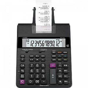Calculadora Casio Com Bobina Compacta Hr150rc-b Preta