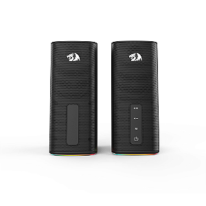 Caixa de Som Redragon Connie RGB 12W RMS GS814 Preto