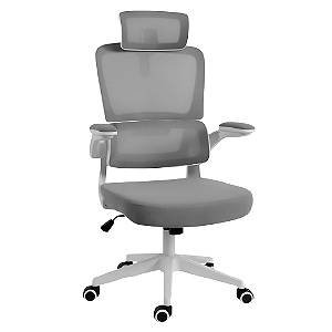 Cadeira Office Redragon Hela Branca e Cinza C214-W