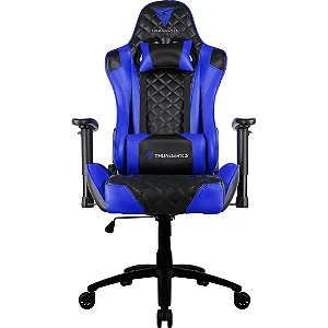 Cadeira Gamer Thunderx3 Tgc12 Preta E Azul Até 120 kg
