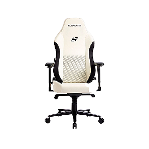 Cadeira Gamer Ergonômica Elements Lunari Cream Tecido Knit