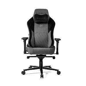 Cadeira Gamer Ergonômica Elements Lunari Fearless Cinza 150kg
