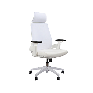 Cadeira Ergonômica Escritório Elements Helene Special Branca