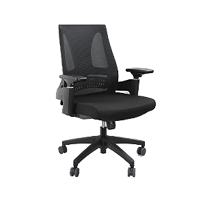 Cadeira Ergonômica Escritório Elements Helene Preta