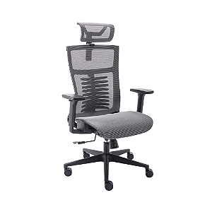 Cadeira Ergonômica Elements Vertta Pro Preto e Cinza