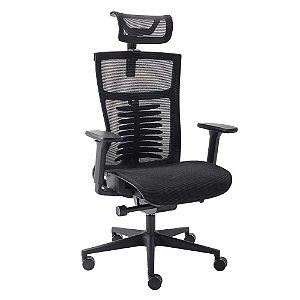 Cadeira De Escritório Ergonômica Elements Vertta Special Preta